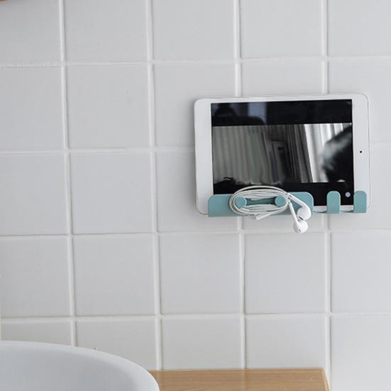 Suport pentru tabletă pentru telefon de acasă Suport pe perete cu cârlig fără urme Suport pentru suport de depozitare