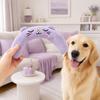 Interactive Pet Pillow With Built-in Bb Sound Device Soft Embroidered U-shaped Pet Neck Protector
