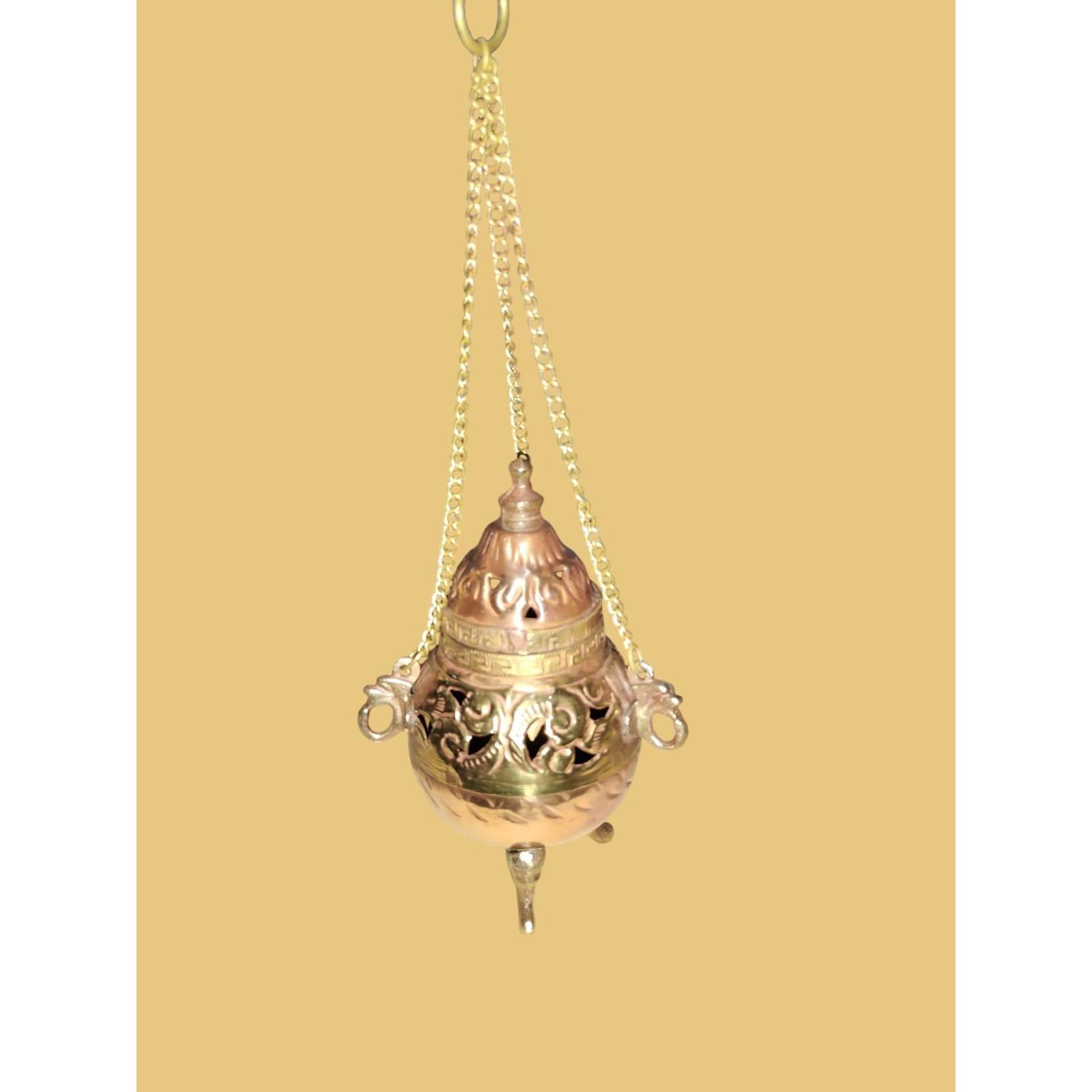 @ Indian Traditional Brass Hanging Incense Burner For Wall 200Gm N086 UKR746_60%OFF