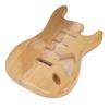 Uferdig Elektrisk Gitar Kropp Valnøtt Tre Emne Trippel Enkel Pickup Hull Gitar Tønne