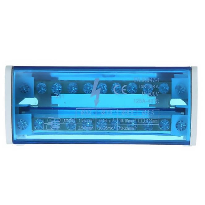 1PCS Junction Modular Screw Universal Wire Electrical Connector Din Rail Terminal Block Power Distribution Box NHC01 Series