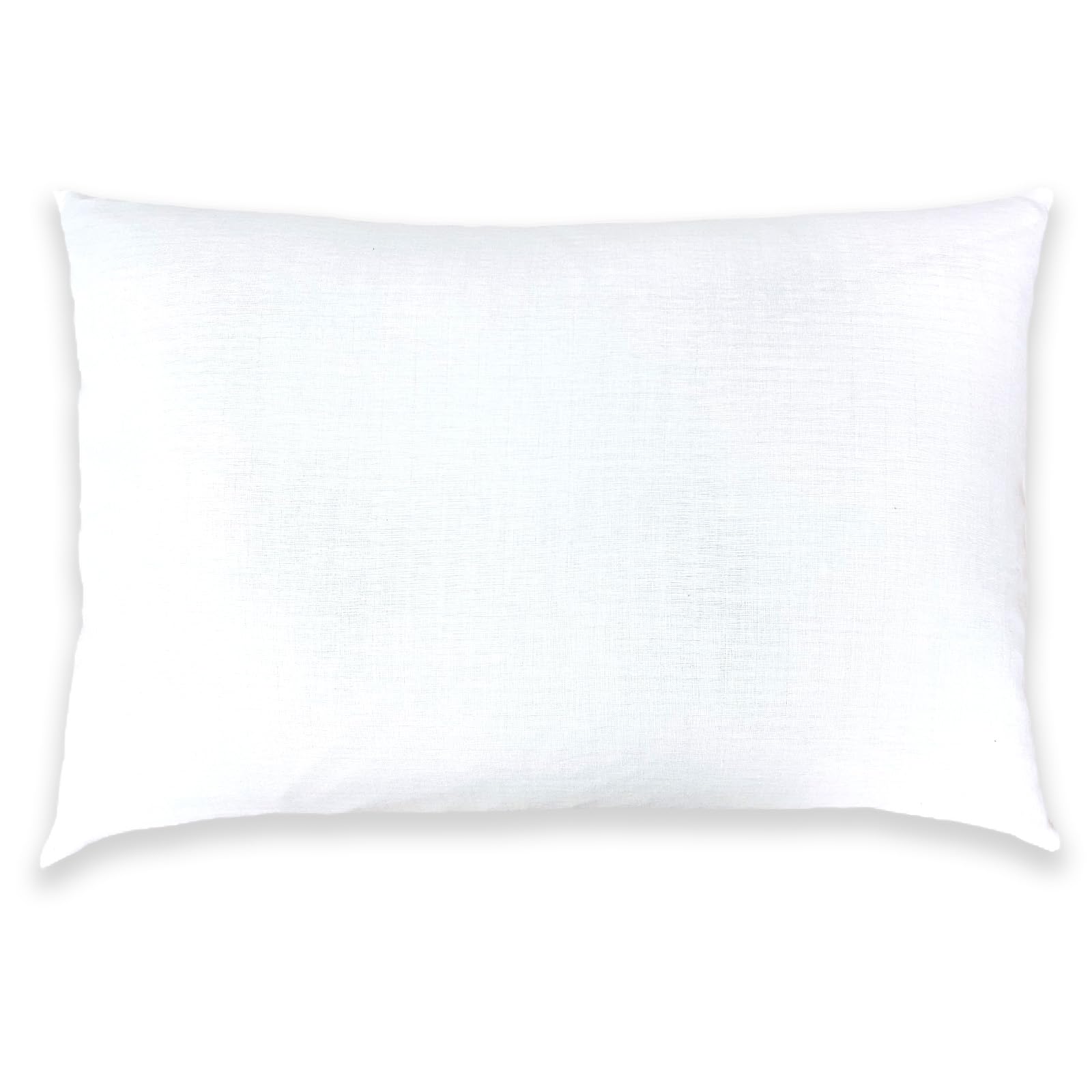 

Nishihaya Japanese Buckwheat Husk Pillow, Made with Organic Cotton and Washed Cotton, Includes Pillowcase, Adjustable Height, Large, White