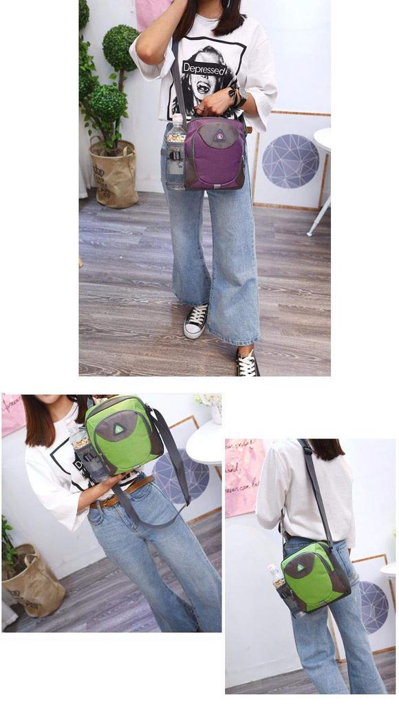 Shoulder Bag with Drink Perfect for and Outdoor Fits Water Bottles and PET Black Schicksal. Holder, Travel, Walking, Takeout, Cycling, Fishing,