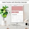 2026 Wall Calendar, Habit Tracker Calendar, Wall Calendar with Stickers, ADHD Cleaning Planner, 18 Monthly Calendar, Monthly Habit Tracking Planner,