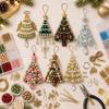 Set Creativo per Perline da Appendere Kit Ornamento con Perline Nuovo Kit Creativo di Natale Attività Festiva per le Feste