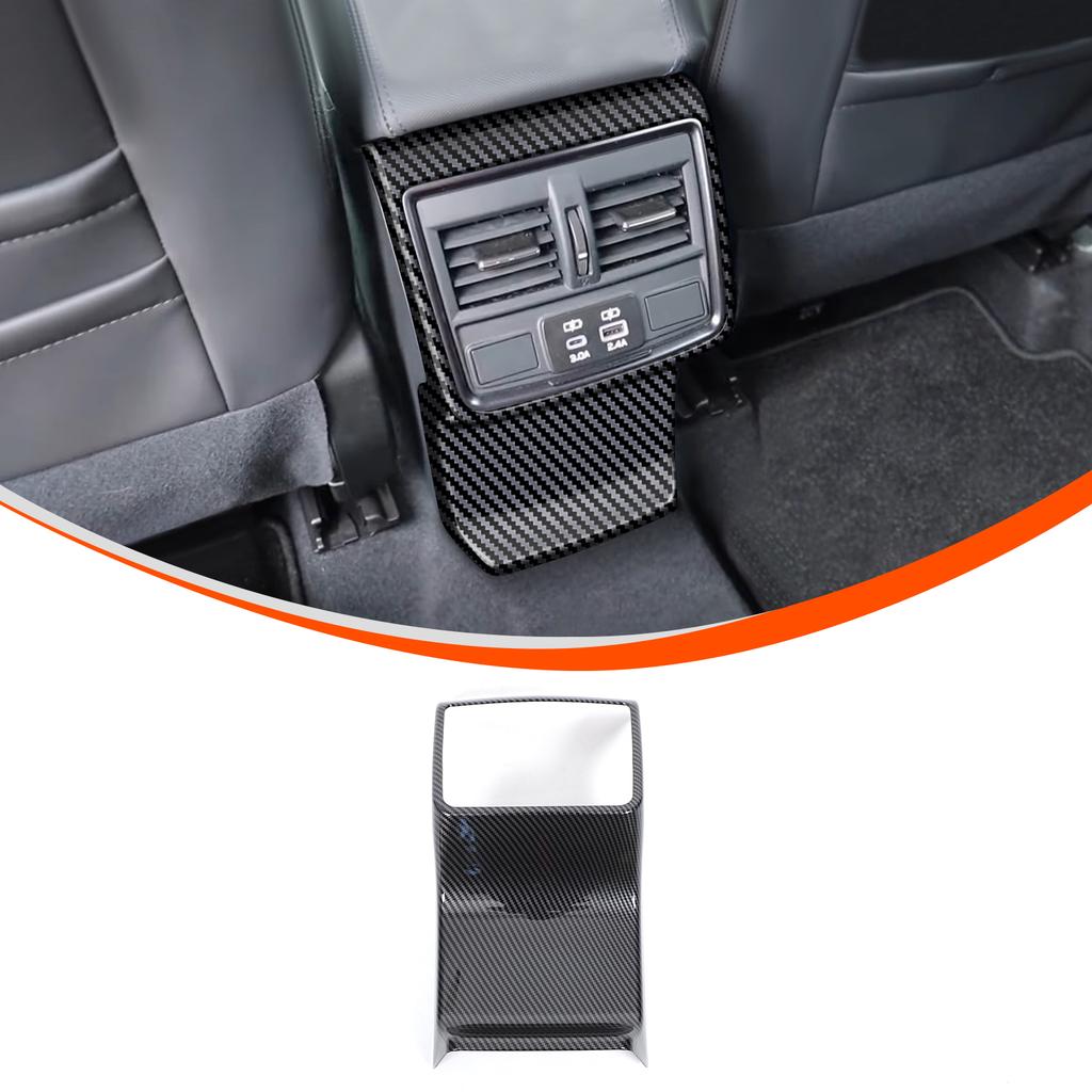 ABS Carbon Fiber For Subaru Forester 2026+ Center Control Shift Panel Air Outlet Frame Glass Lift Frame Sticker Accessories