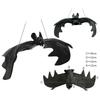 4Pcs Scary Realistic Bat Hanging Ornament Wall Hanging Decorations For Garden Window Display Halloween Celebration