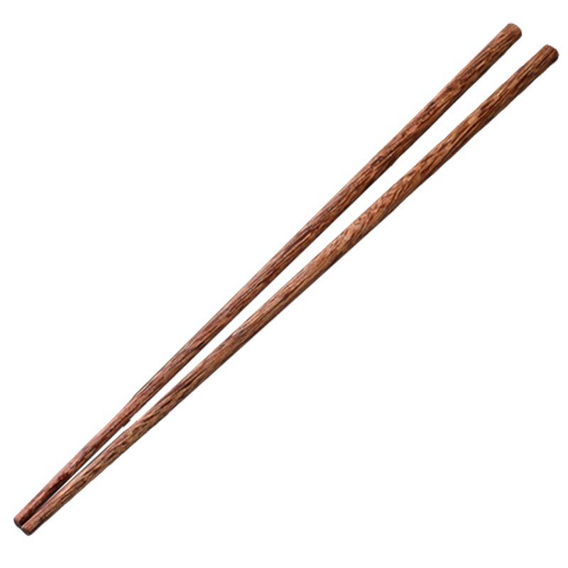 Edo Wenge Wood Extra Long Hot Pot & Frying Chopsticks 2 Pairs