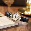 Retro Leather Quartz Watch Women'S Small High-Value Watch Waterproof Quartz Watch
