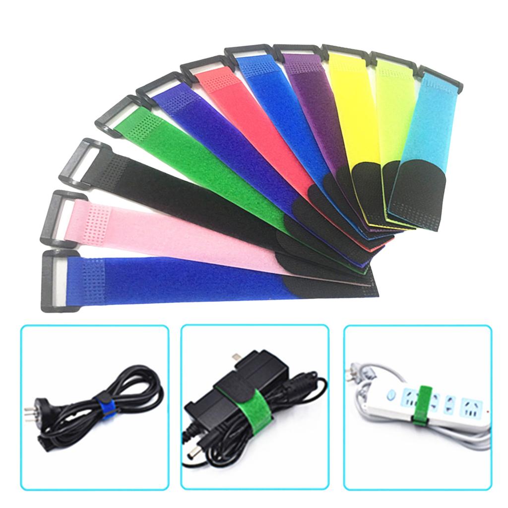 12 ks Držák na prut Popruh Páska Omotávka Rybářské náčiní Držák na prut Opakovaně použitelné stahovací pásky Šle Zapínání Kabelová šňůra