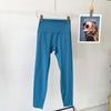 Lu Same Style Free Size Nude Feel No Embarrassment Line Yoga Pants Female 2025 Best Selling Hip Raise Shaping Sports Workout Ankle Length Pants
