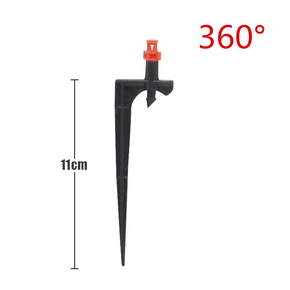 

Garden Irrigation Sprinklers With Stake Adjustable Atomizing Refraction Drippers Watering Vortex Nozzles 1/4 Barb 5Pcs