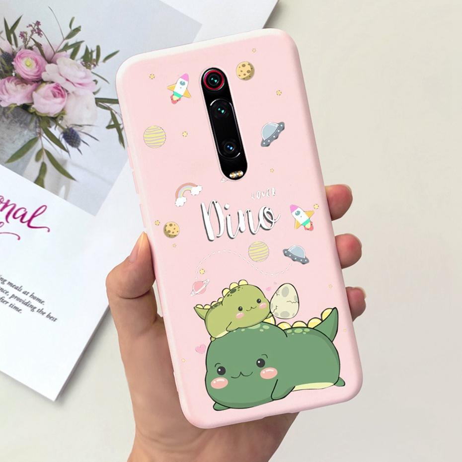 Kreslený obal pro Xiaomi Mi 9T Pro Mi9T Roztomilý barevný měkký silikonový zadní kryt pro Xiaomi Mi 9T 9 T 9TPro Pouzdra na telefon