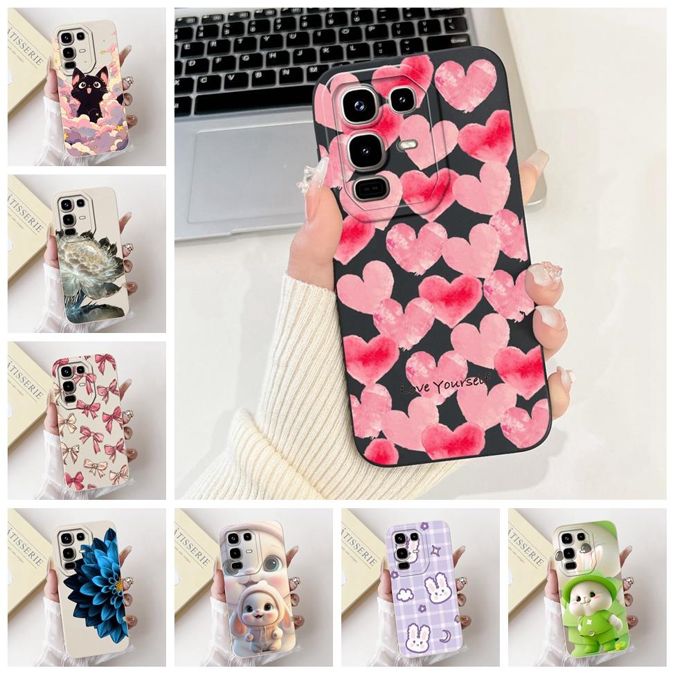 6.78" For Infinix Note 50s X6870 Back Cover For Infinix Note 50s Case Luxury Fashion Lover Cartoon Cool Painted Silicone Bumper