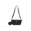Two-In-One Small Logo Adjustable Strap Leather Hobo Bag Women Bags Black DR5588-010