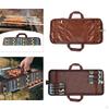 Grillgabel Aufbewahrungstasche BBQ Spieße Beutel Ethnisch Grillspieß Organizer Werkzeug für
