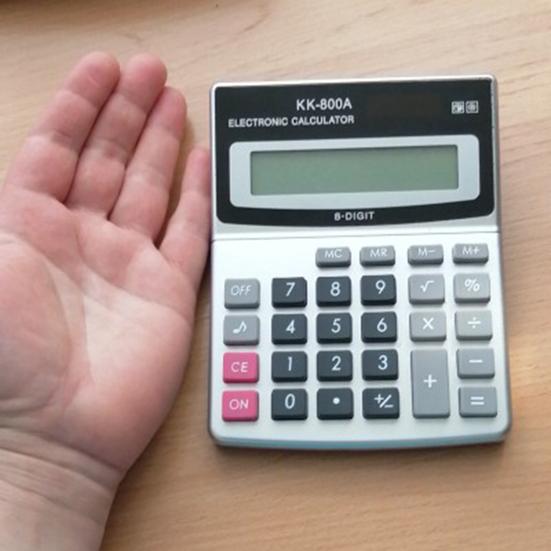 KK-800A Electronic Calculator Display Finance Function Multifunctional Large 8 Digits Desktop Calculator Office