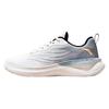 Cushioning, Wear Resistant Low Top Training Shoes Men's White Gray 112417790-2