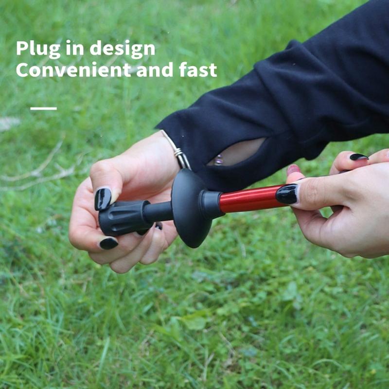 10pack Universals Trekking Poles Caps Trekking Poles Protectors Rubber Sleeve for Asphalts And Gravels