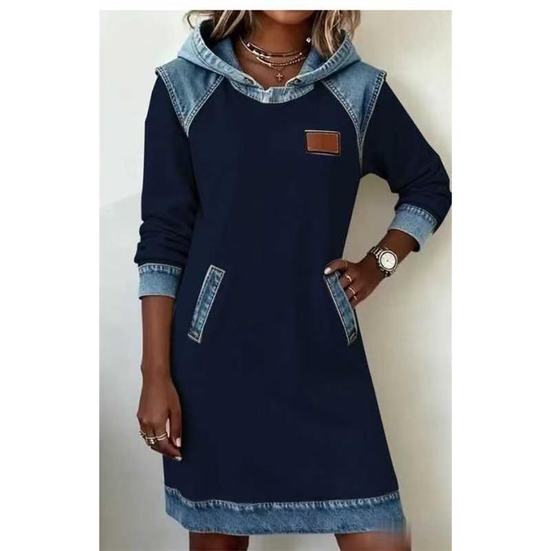 DICIFY Women's Fashion Autumn Winter Long Sleeve Casual Dresses