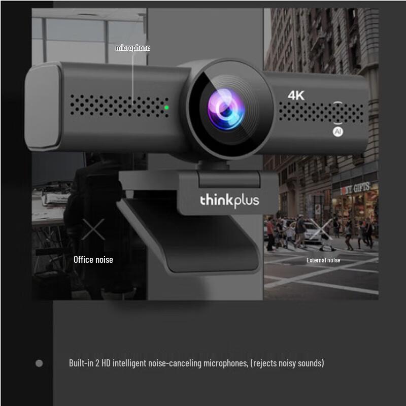 Lenovo thinkplus WL48B 4K AI Auto-Tracking Video Conference Camera (CN version)