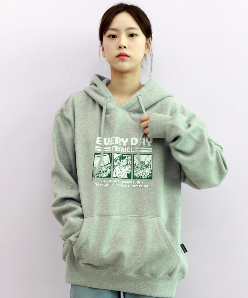 Everday Cartoon Graphic Hoodie - 9 Colors (Type B)