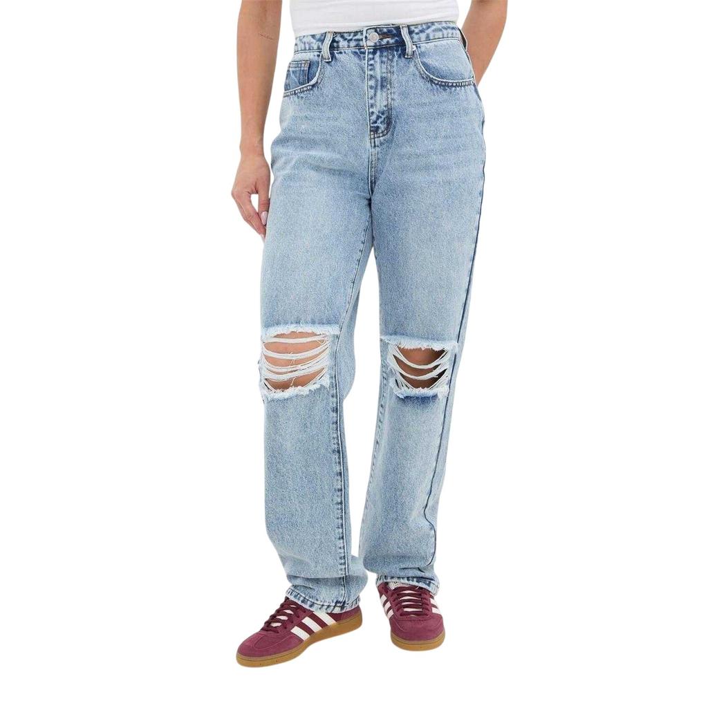 I Saw It First Womens/Ladies Mom Jeans