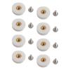 Compatible Shower Parts Replacement Roller Wheels Perfect For DIY Projects Easy Installation Shower Rollers Roller