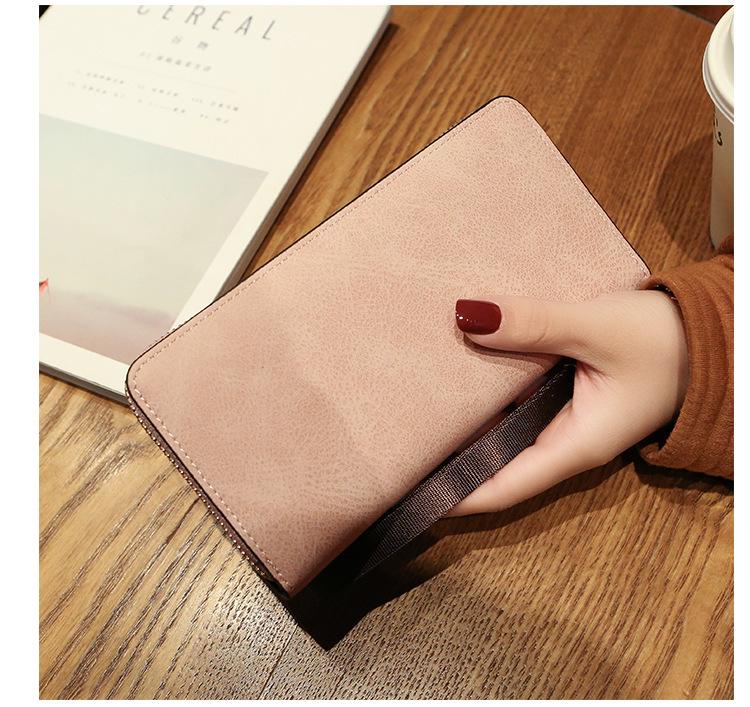 Women's Long Korean-Style Wallet & Multifunctional Handbag - Card Holder, Phone Bag, and Coin Purse