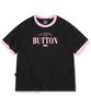 CPGN STUDIO Button Crop Ringer Tea Black