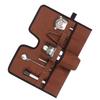 Cocktail Set Carry Bag Portable Folding Roll Strap Professional Mixology Bartender Bag for Camping Outdoor