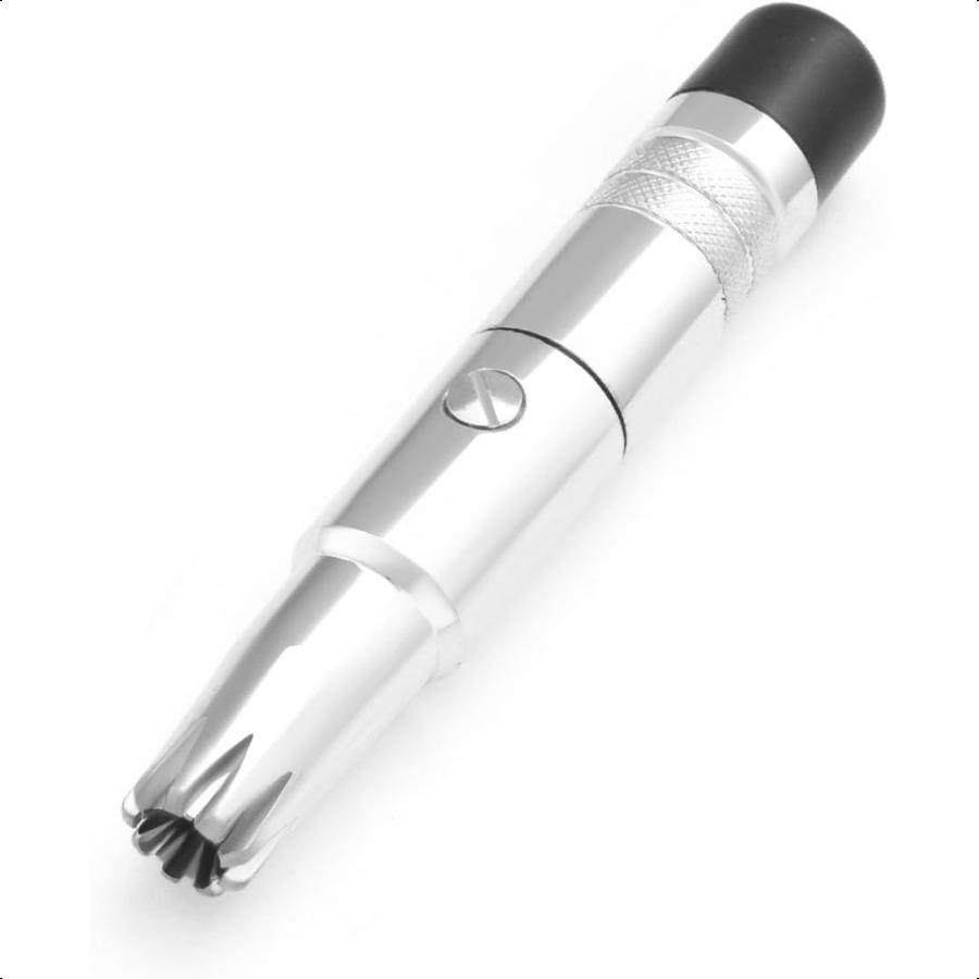 Manual Nose Hair Trimmer for Man WomanNo Battery Required Trimmer for Nose Ear Moustache and Whiskers Hair Waterproof Stainl St