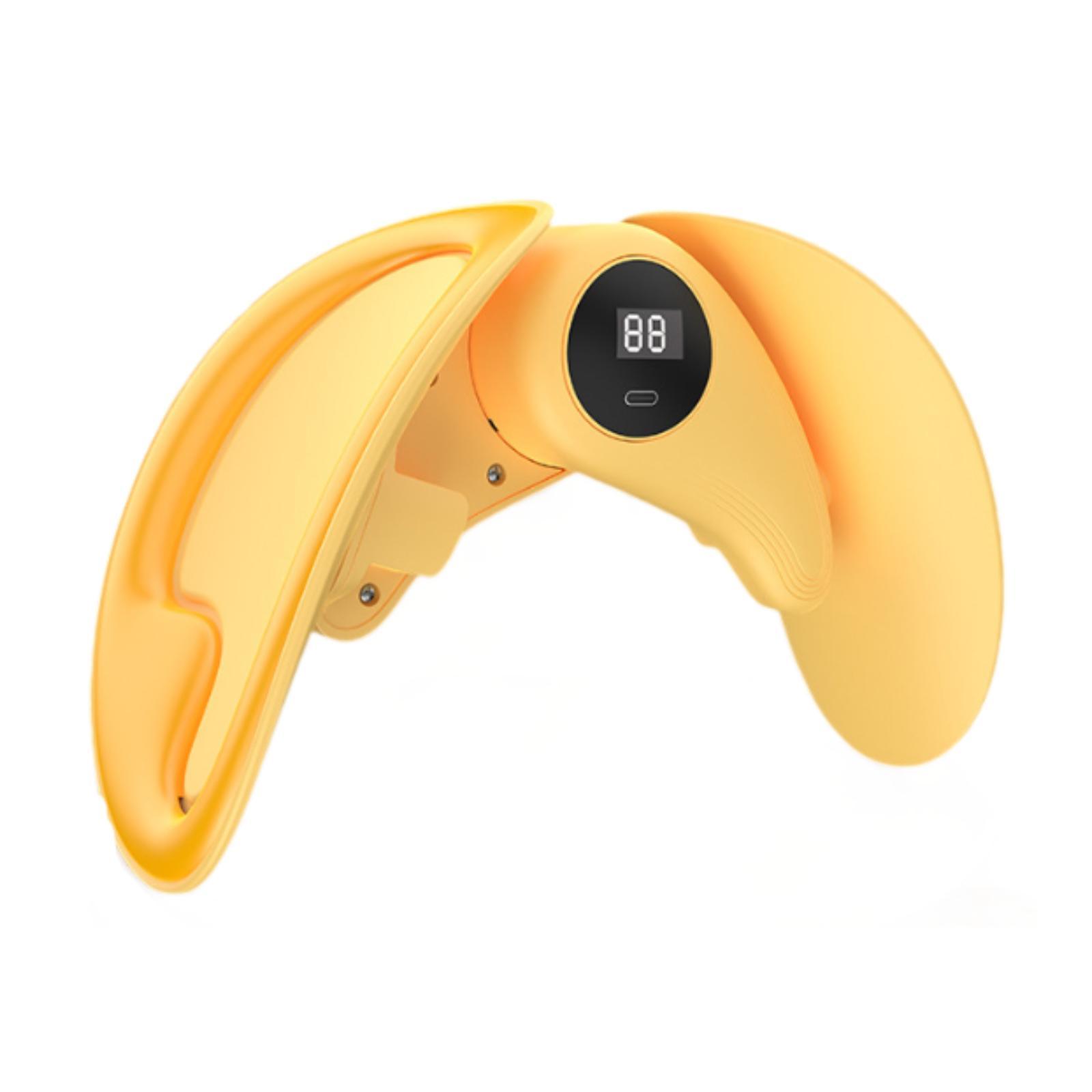 Thigh Exerciser Exercise Equipment Hip Trainer for Leg Arm Training Fitness жёлтый