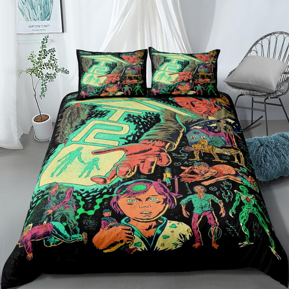 XTRO 1982 Retro Duvet Cover Set without sheet King Queen Double Full Twin Single Size Bed Linen Set