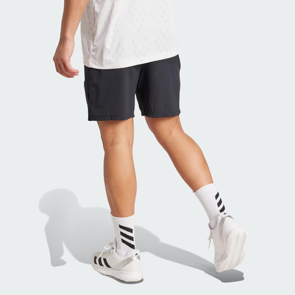 Adidas Tennis Climacool SS25 Gameset Series Fashion Comfortable Simple Versatile Sports Shorts Men Shorts Black KB9650