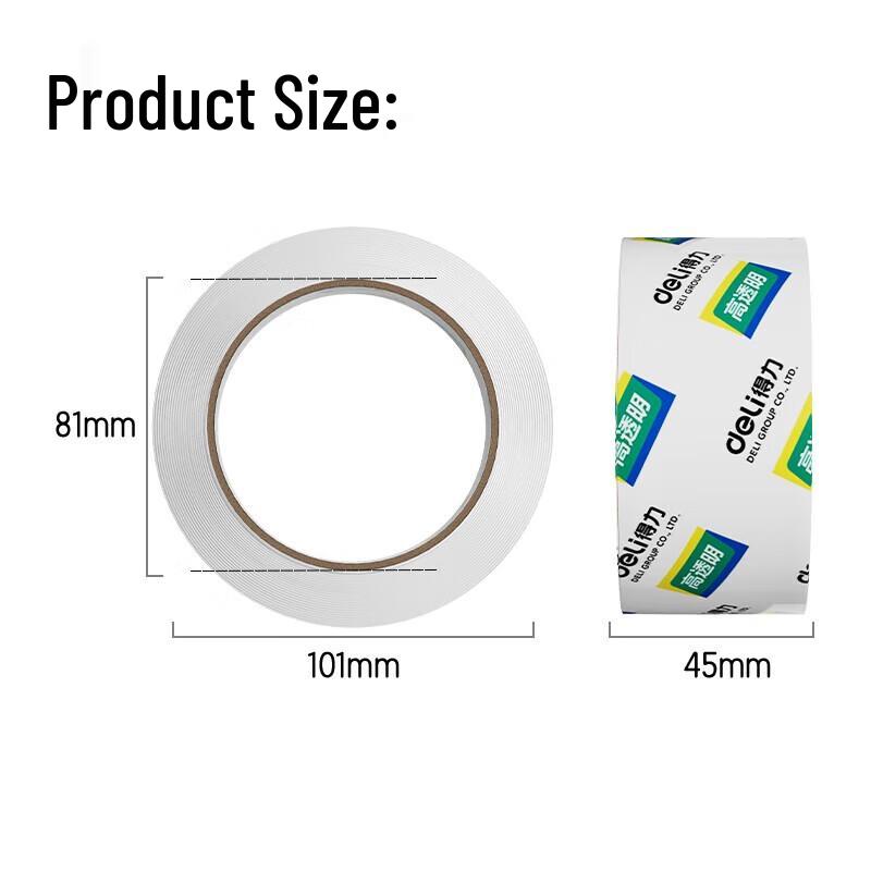 Deli Transparent Adhesive Tape