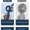 Portable Mini Handheld Fan USB Hand Fan Rechargeable Portable Outdoor Small Pocket Fan 3 Speed Mini Desk Fan with Phone Stand
