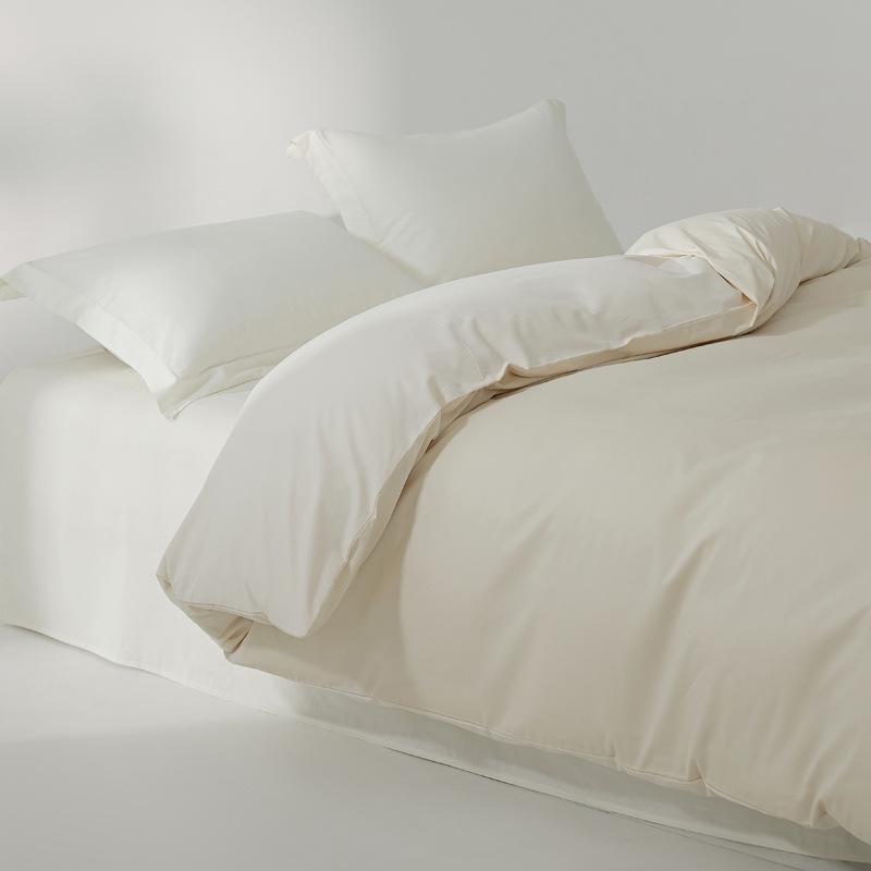 Xinjiang Long-Staple Pure Cotton Brushed Quilt Cover - Warm, Solid Color, Simple Design for Winter (Single/Double)