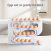 Egg Holder for Fridge, Automatic Rolling Egg Dispenser for Refrigerator, Countertop, Kitchen  Space-saving Egg Roller/Organizer/Storage/Container/Tray