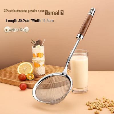 Wooden Handle Fine Mesh Skimmer Strainer