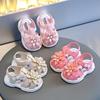 New Girls  Sandals Soft Sole Breathable Kids Beach Shoes Anti-slip Princess Sandals Children Casual Footwear