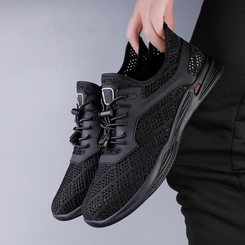 Fashion Men Driving Shoes New Man Running Shoes Comfortable Breathable Men's Sneaker Casual Antiskid and Wear-resistant Jogging Flats