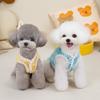 Puppy Clothes Pet Clothing Teddy Bichon Schnauzer Bichon Cat Can Pull 24 Beauty Velvet Vest