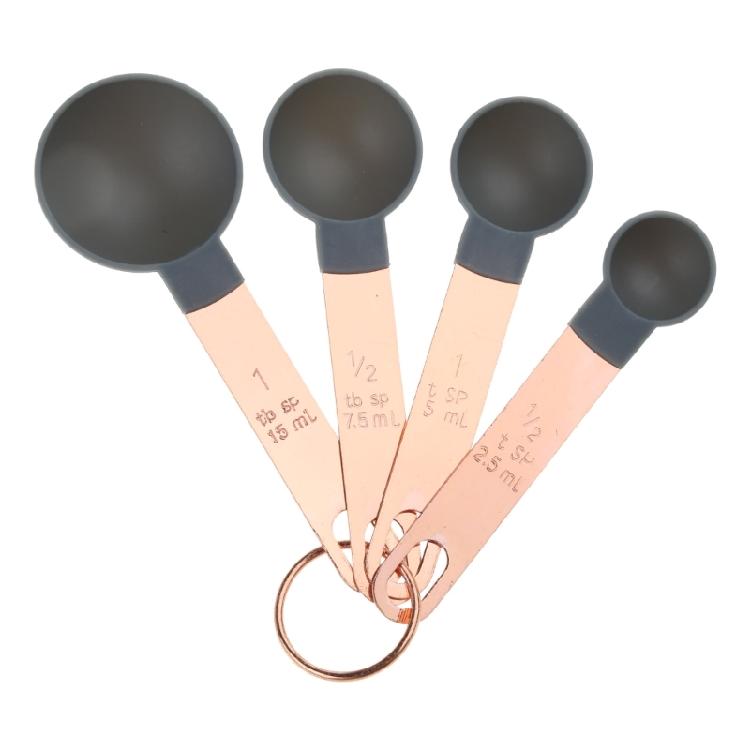 

4PCS Measuring Teaspoons Set Stainless Steel Material for Kitchen Cooking Baking 1