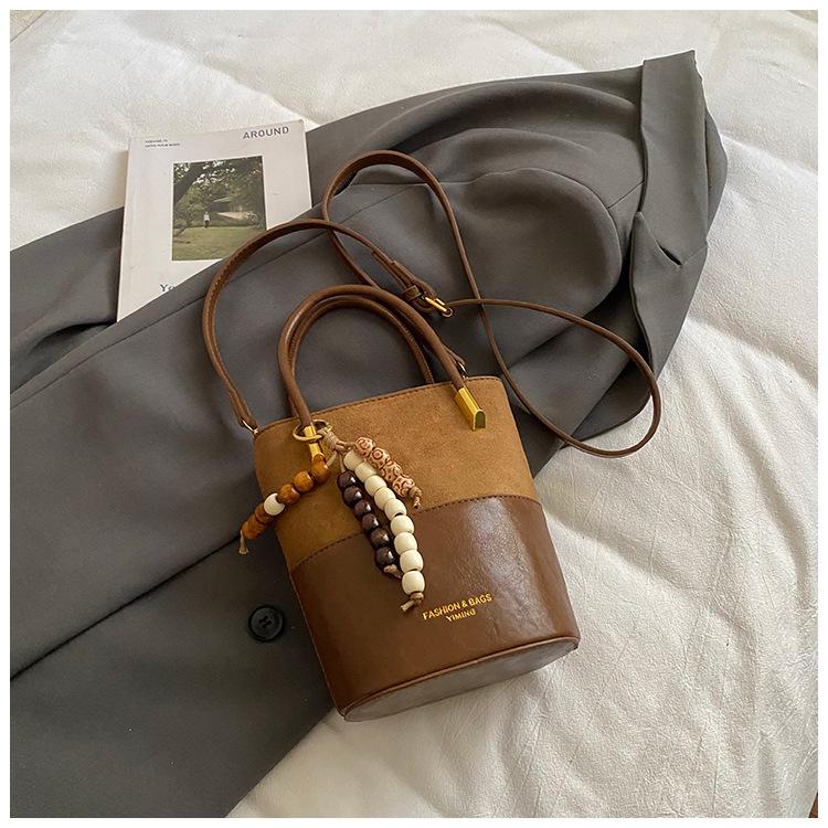 

Fashion and high-value retro small bag women s winter new casual messenger bag portable bucket bag small bag