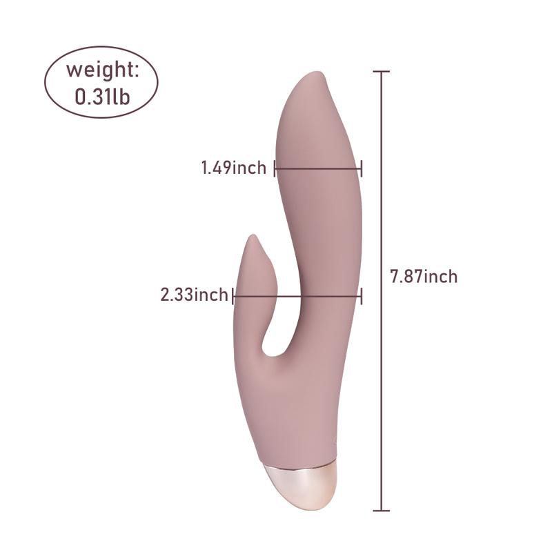 G Spot Rabbit Vibrator pro ženy, vibrátor dildo 2 v 1 se vzory pro stimulaci klitorisu vagíny, sexuální hračky pro dospělé
