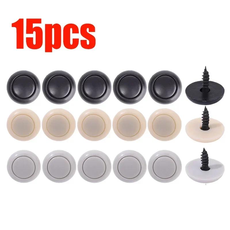 New Car Ceiling Buckles Fixing Clips Car Interior Roof Cloth Screw Caps Rivet Fixer Cap Retainer Fastener Buckle Car Accessories