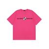 WE11DONE T-Shirts Unisex Pink Crew Neck Moderate Straight Fit WD-TT1-21-547-U-NP
