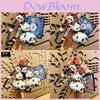 Adorable Cartoon Panda Baby Bumper Car Keychain Creative Bag Charm Silicone Key Accessory
