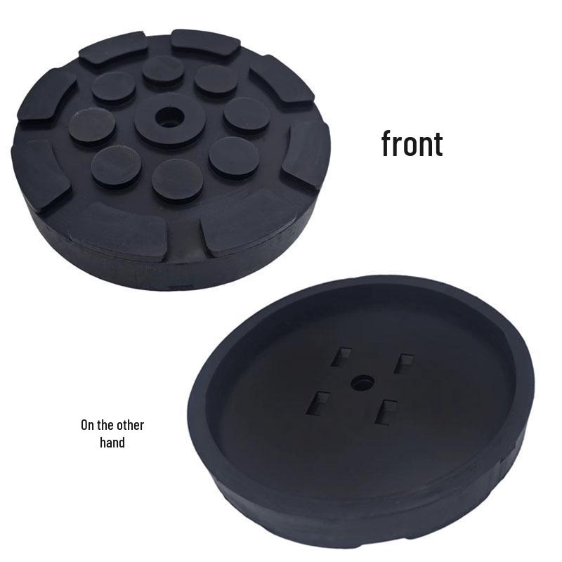 One-Hole Lift Jack Rubber Pad for Extended Tray Height and Stable Support